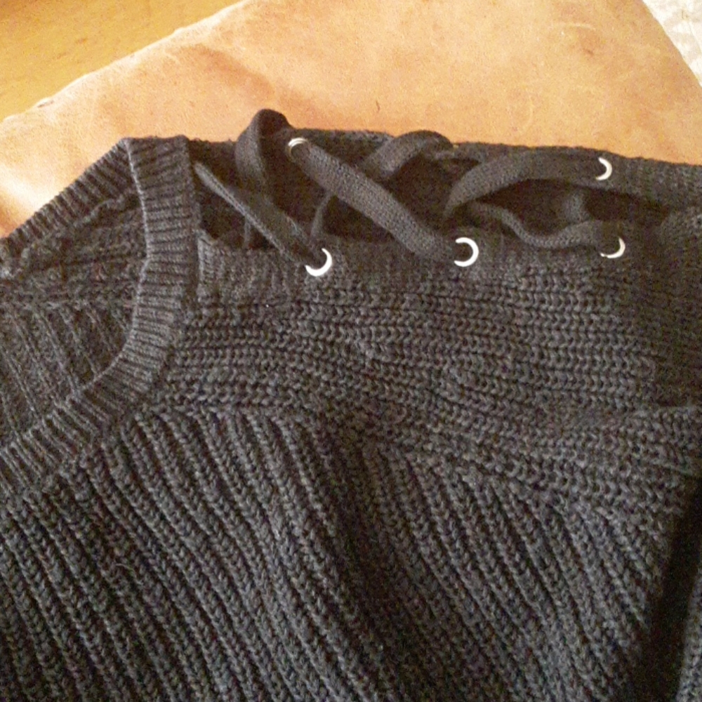 EXPRESS LACE UP SWEATER SP - Picture 3 of 5